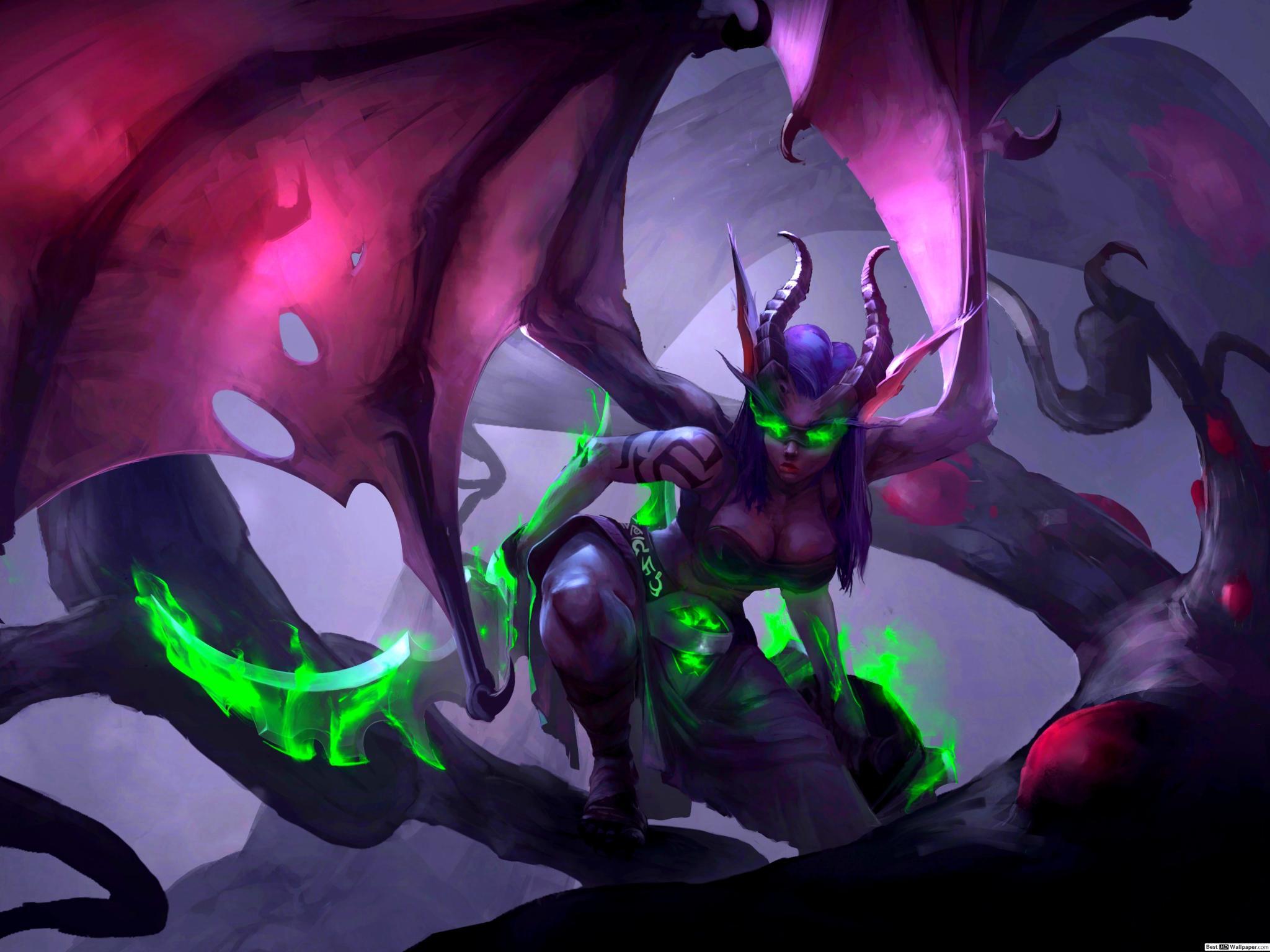 2048x1536 World of Warcraft (WOW) : Demon Hunter HD wallpaper download