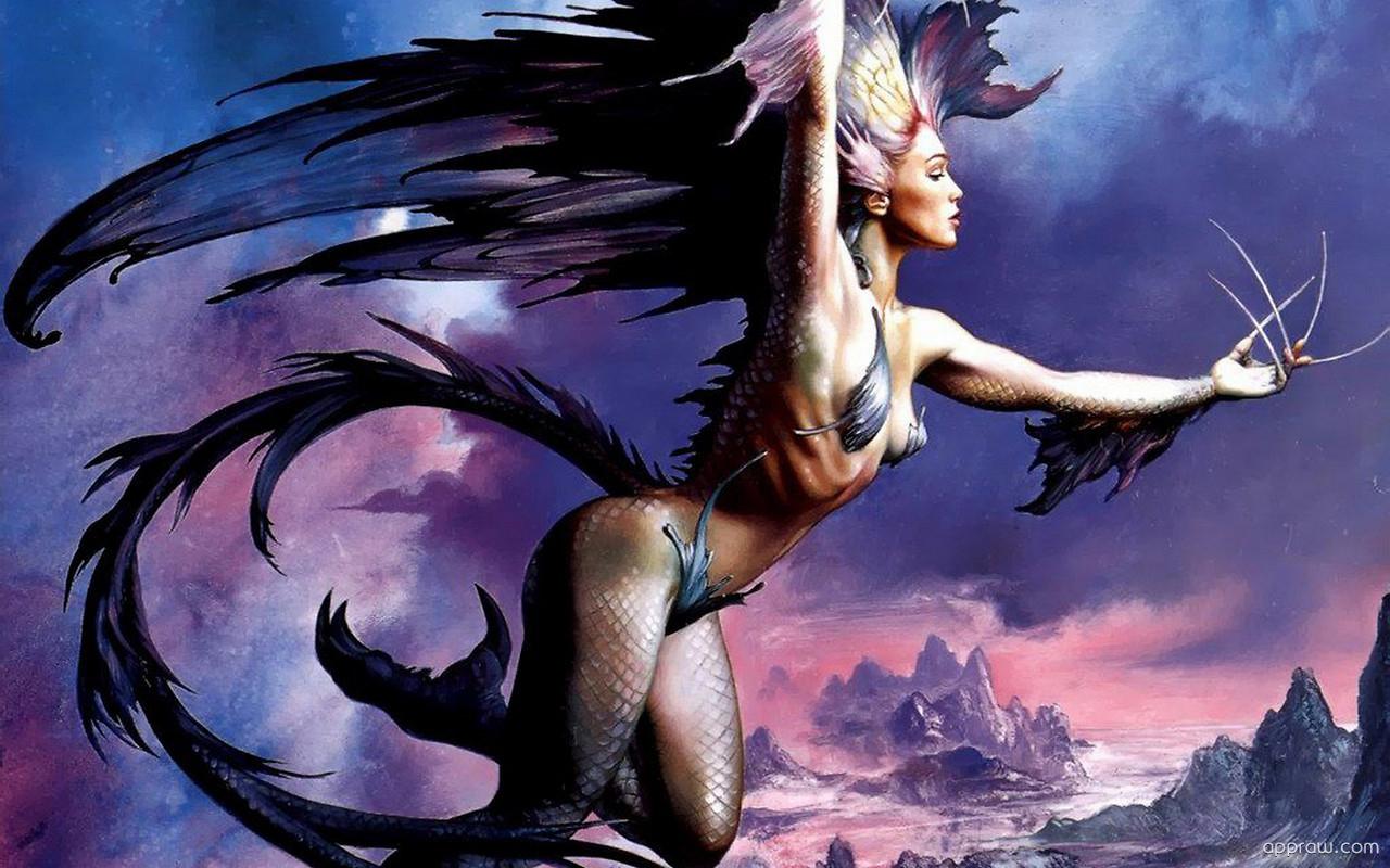 1280x800 Demon Girl Wallpaper download HD Wallpaper