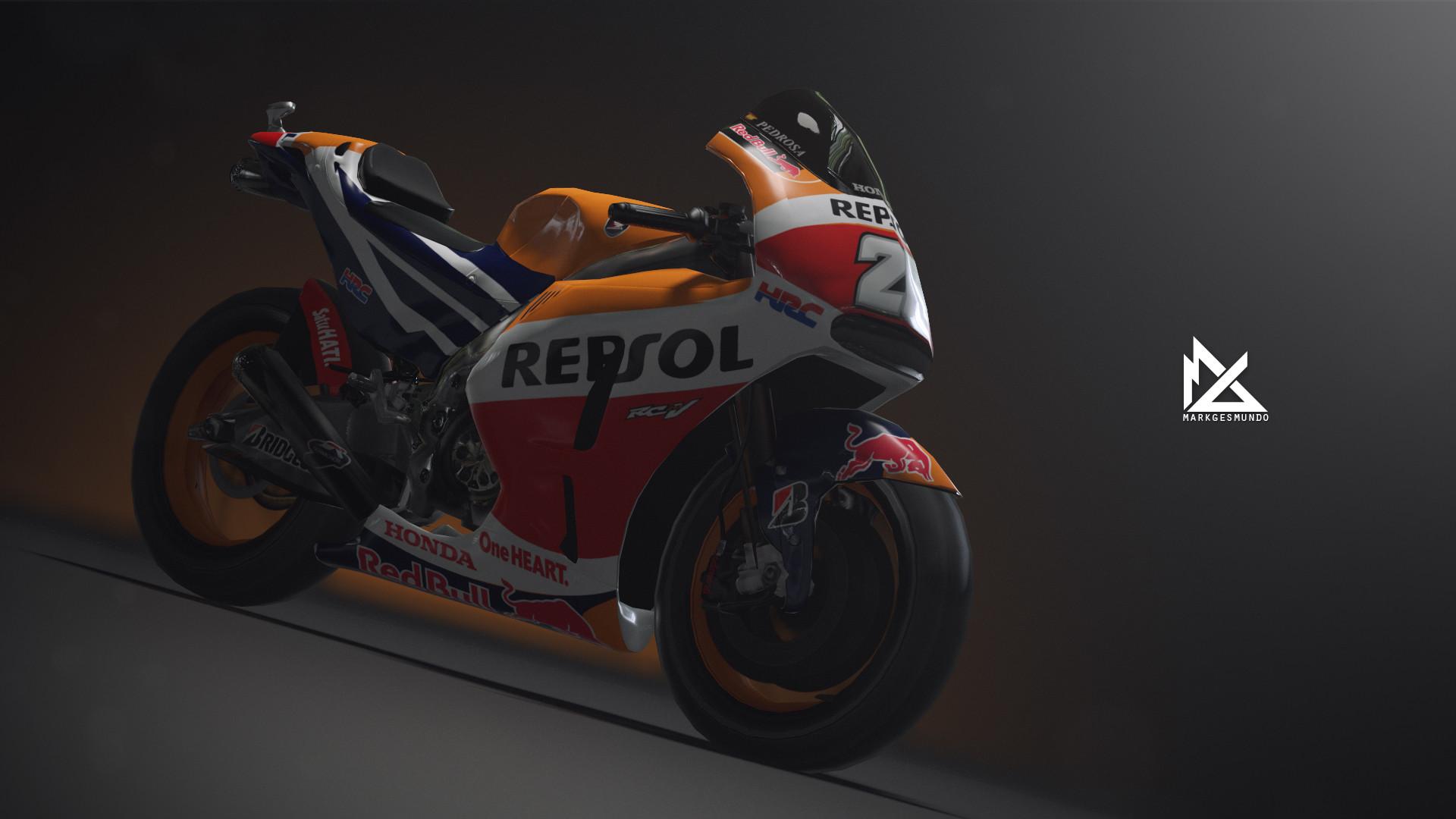 1920x1080 MotoGP Championship Racing (Mobile Game). Honda RC213V, Mark Gesmundo