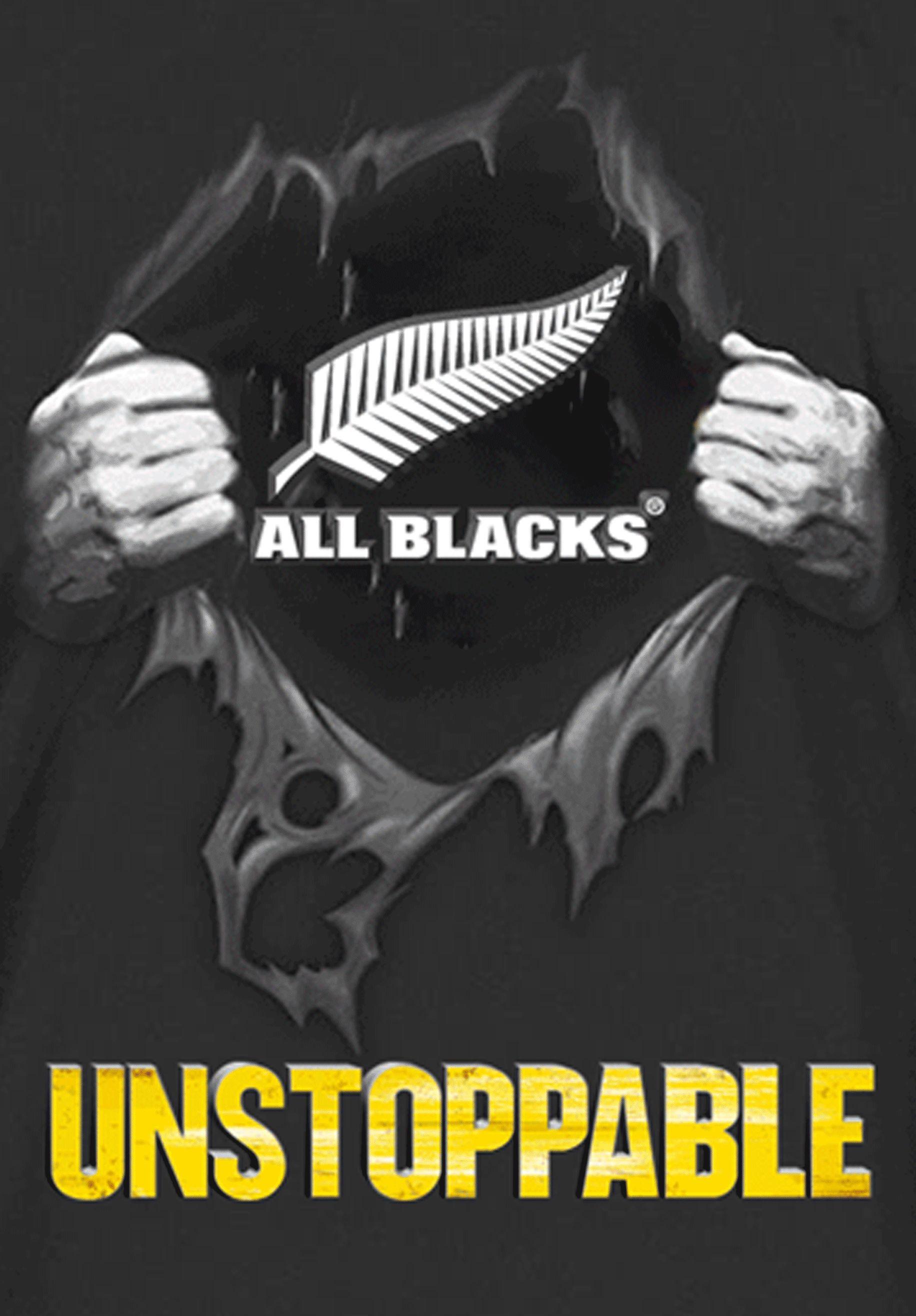 1832x2632 All Blacks Rugby Unstoppable poster created by Gordon Tunstall usong Adobe Photohop. Joueur de rugby, Sportif, Rugby