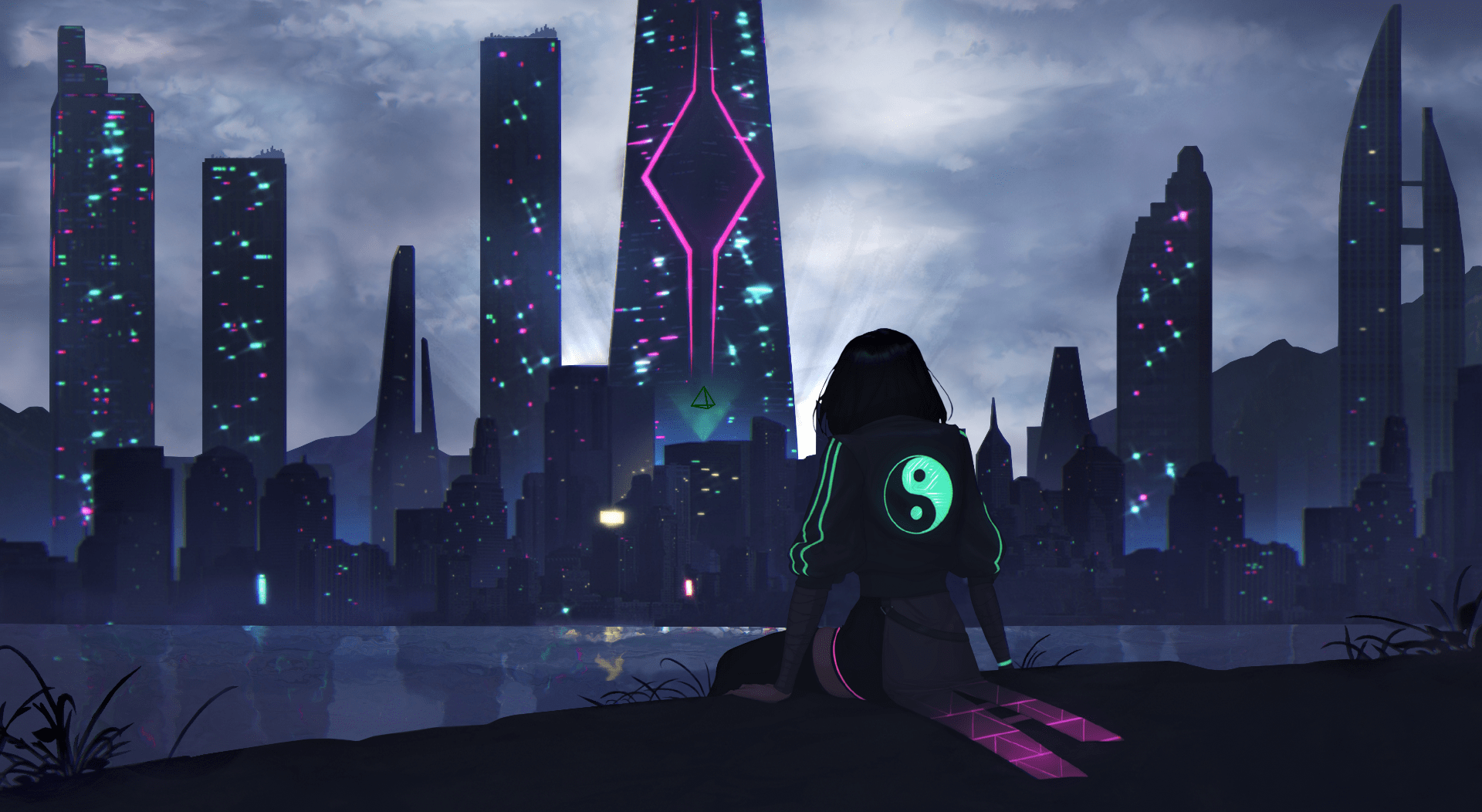 1920x1052 Cyberpunk City 4k live wallpaper [DOWNLOAD FREE]