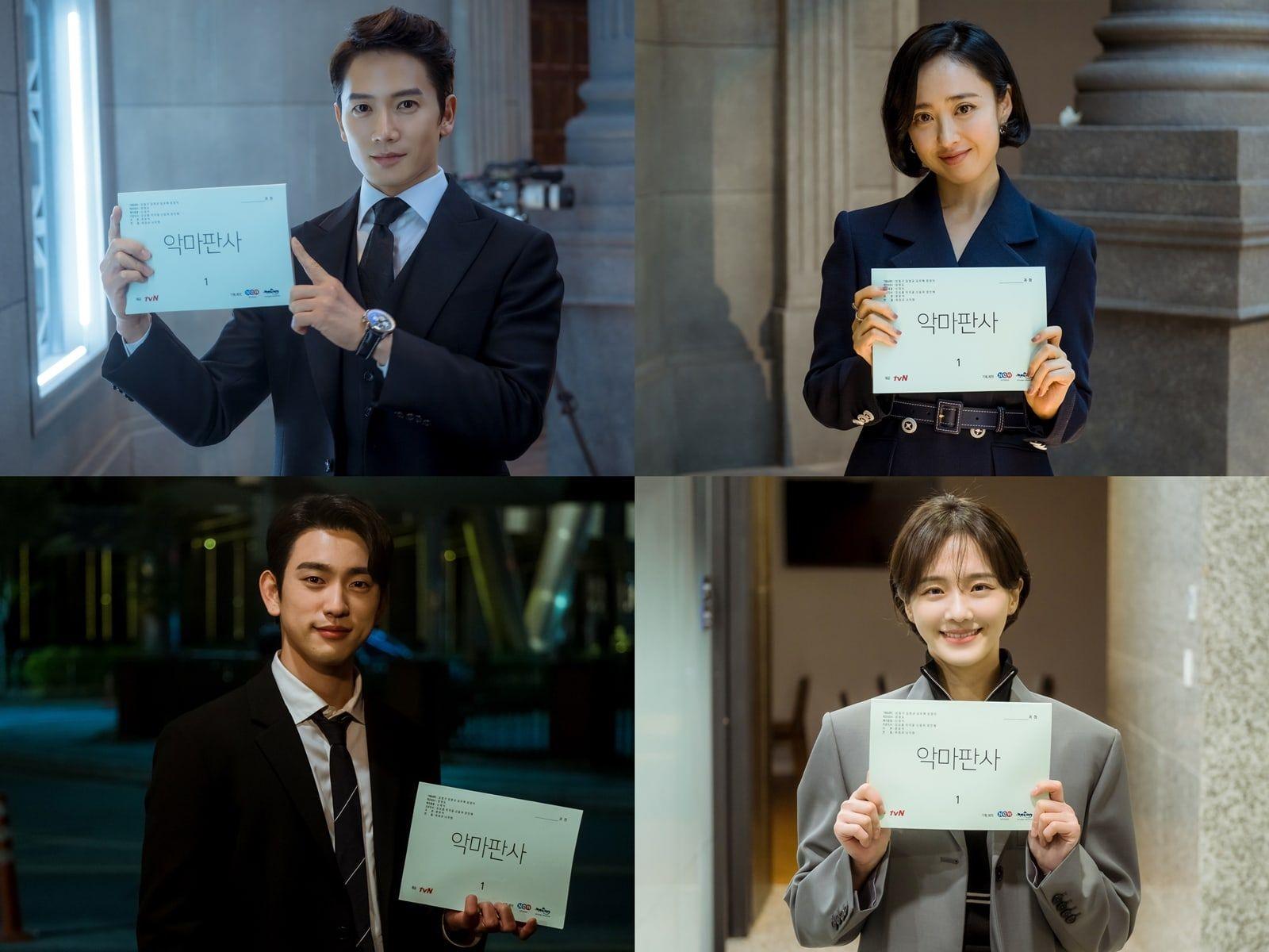 1600x1200 Watch: Ji Sung, Kim Min Jung, GOT7's Jinyoung, And Park Gyu Young Impress At “The Devil Judge” Script Reading
