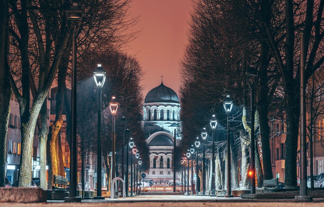 1332x850 Wallpaper Lithuania, Kaunas, Freedom alley image for desktop, section город