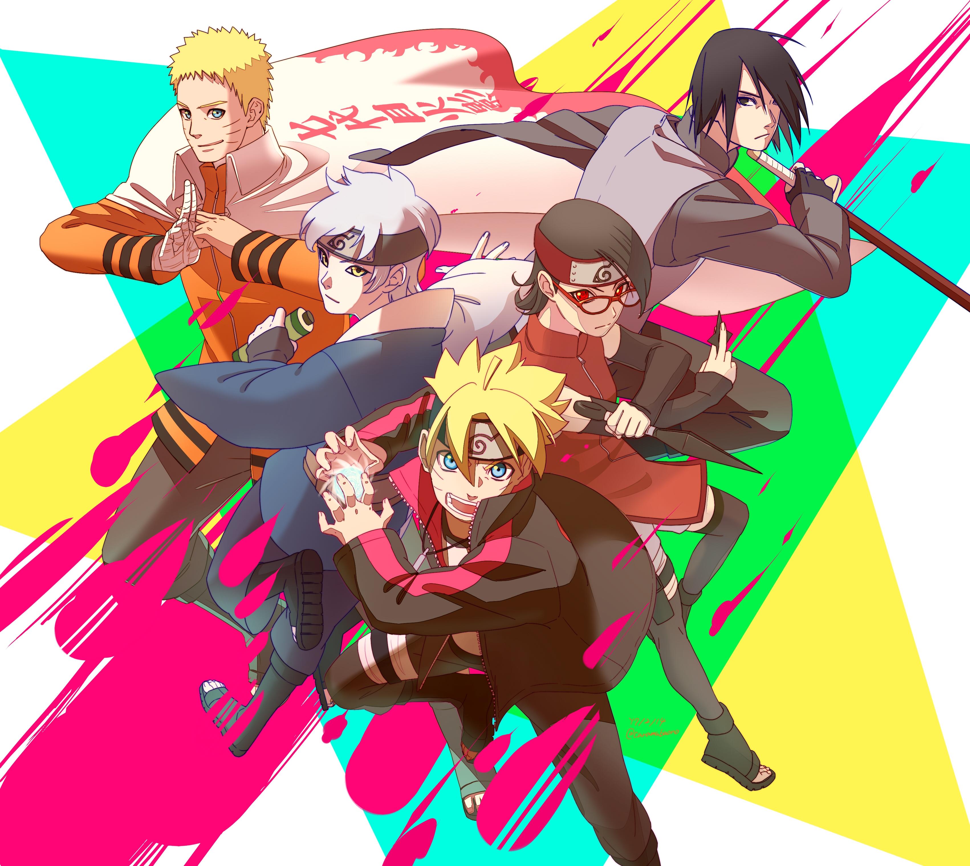 3403x3038 Download 3403x3038 Boruto, Uchiha Sarada, Mitsuki, Uzumaki Naruto, Uchiha Sasuke Wallpaper