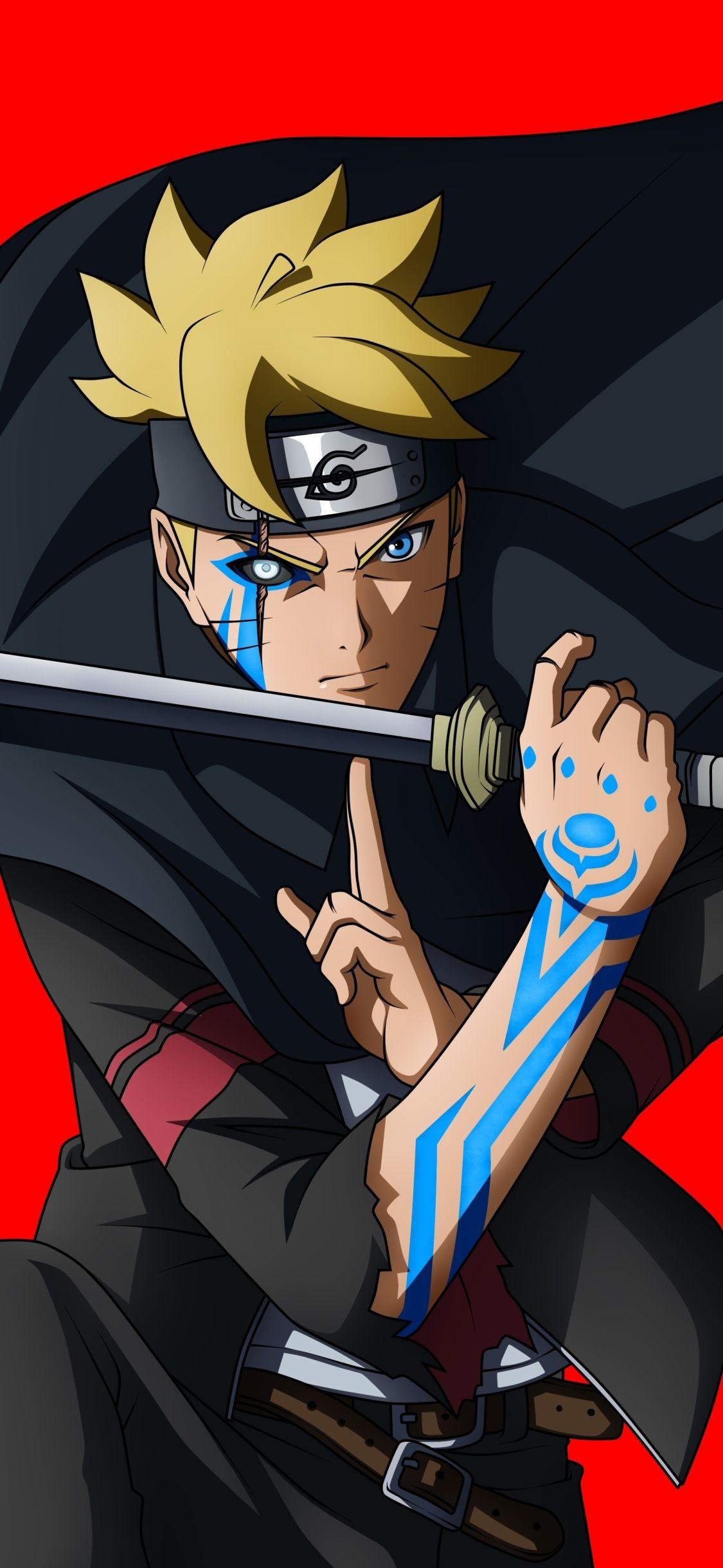 1125x2436 Boruto Uzumaki: Naruto Next Generations HD Wallpaper. Personagens de anime, Naruto mangá colorido, Anime