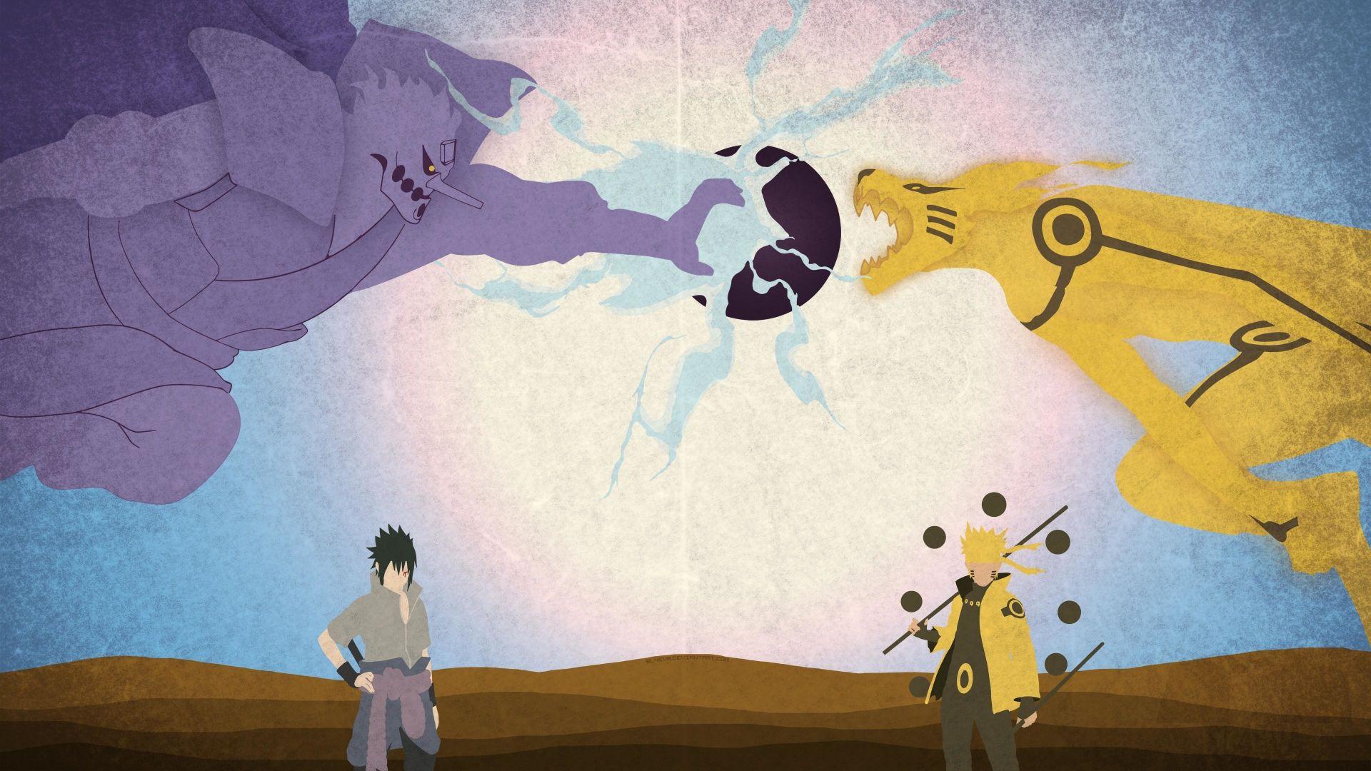 1920x1080 Desktop Wallpaper Sasuke Uchiha, Boruto Uzumaki, Naruto Shippuden, Anime Boys, 4k, HD Image, Picture, Background, F1bee1