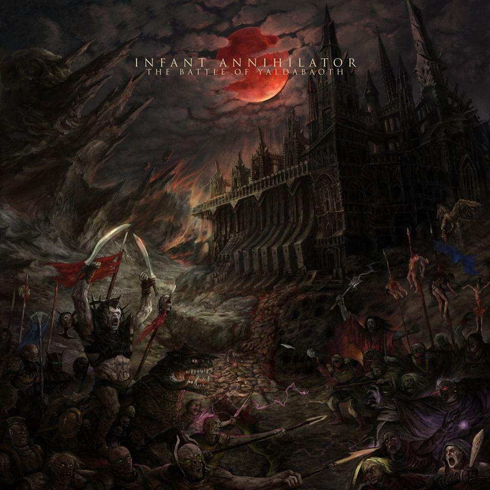 960x960 Infant Annihilator Battle of Yaldabaoth. Album cover art, Album art, Art album