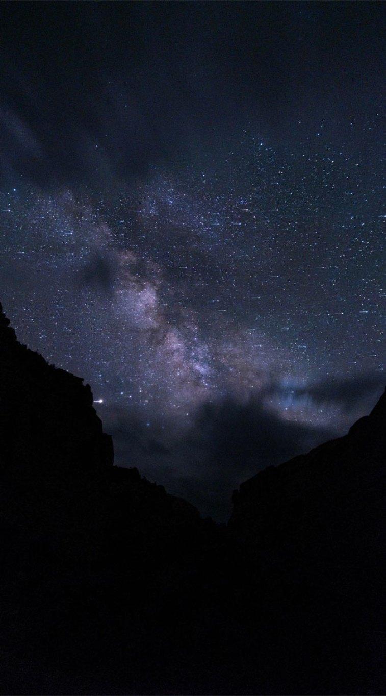757x1364 Beautiful sky full of stars Wallpaper