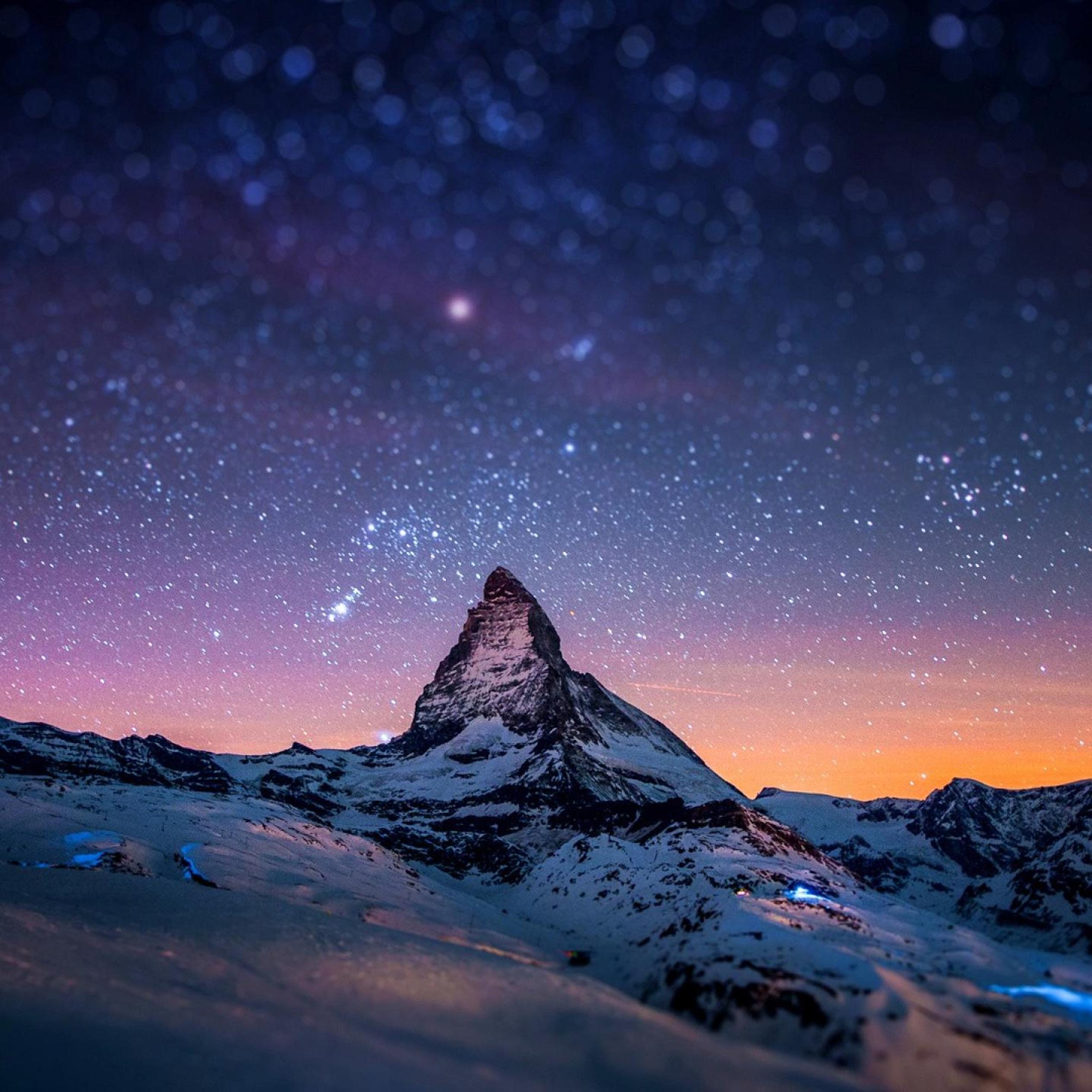 2524x2524 Night view of sky full of stars