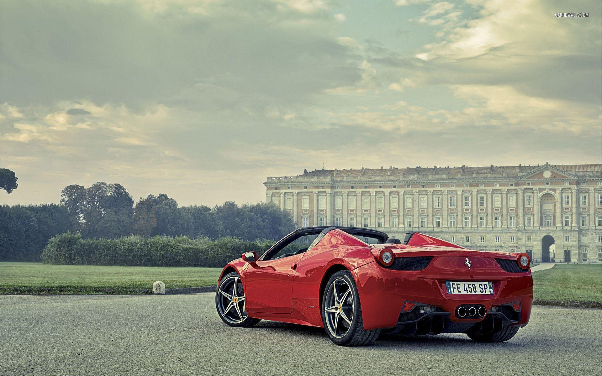 1920x1200 Ferrari 458 Spider Wallpaper