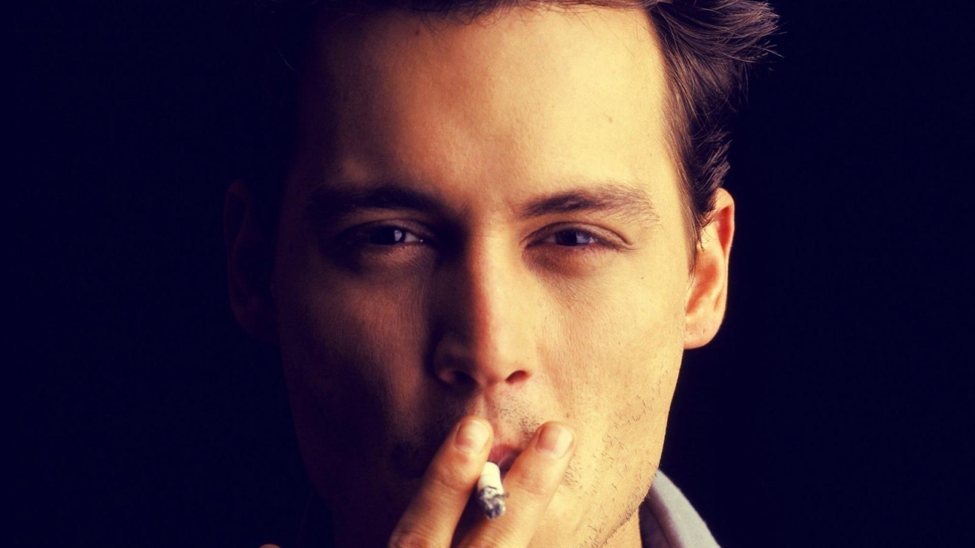 1920x1080 Download 1920x1080 HD Wallpaper johnny depp short hair sight smoke, Desktop Background HD