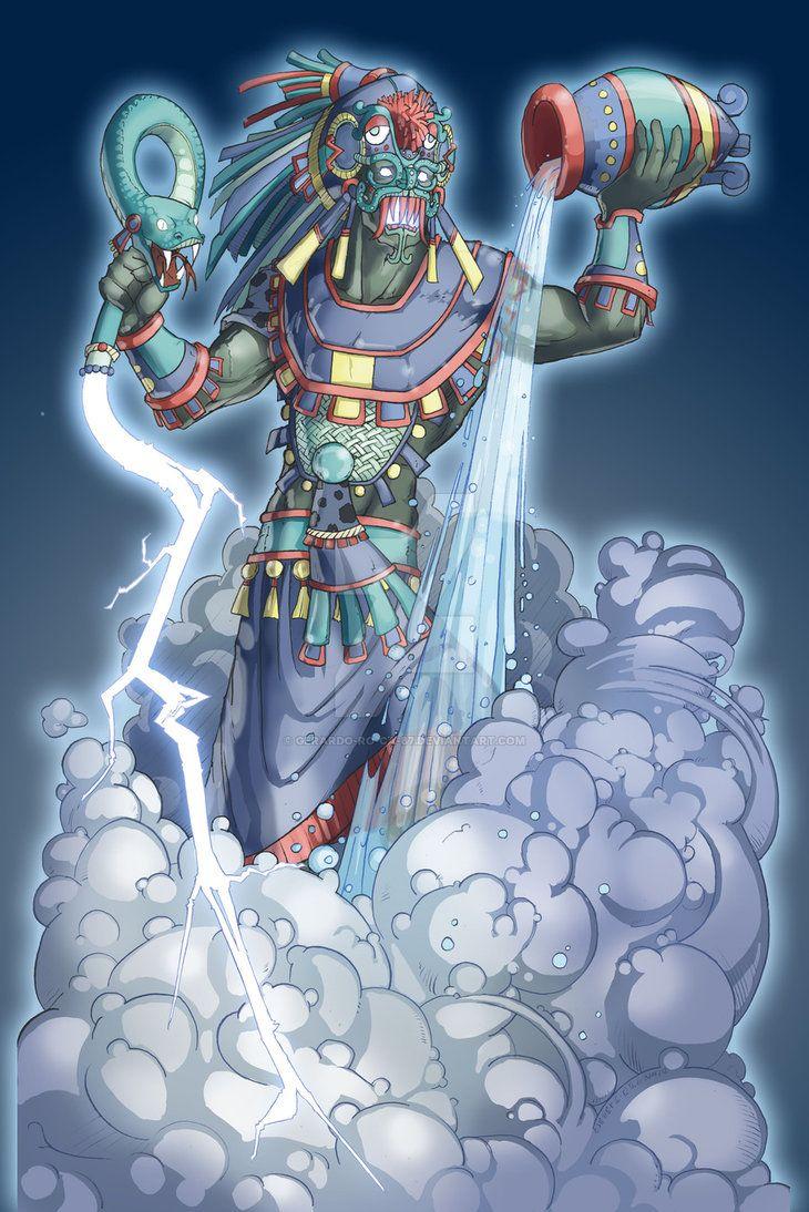 730x1094 Tláloc; Aztec God of the Rain. Aztec artwork, Mayan art, Aztec warrior