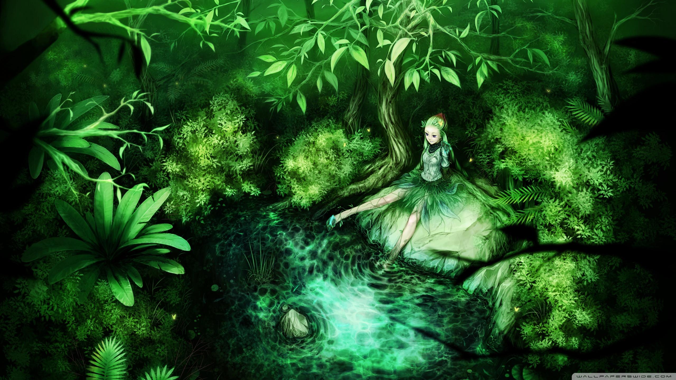 2560x1440 Green Fairy Ultra HD Desktop Background Wallpaper for 4K UHD TV : Multi Display, Dual Monitor : Tablet