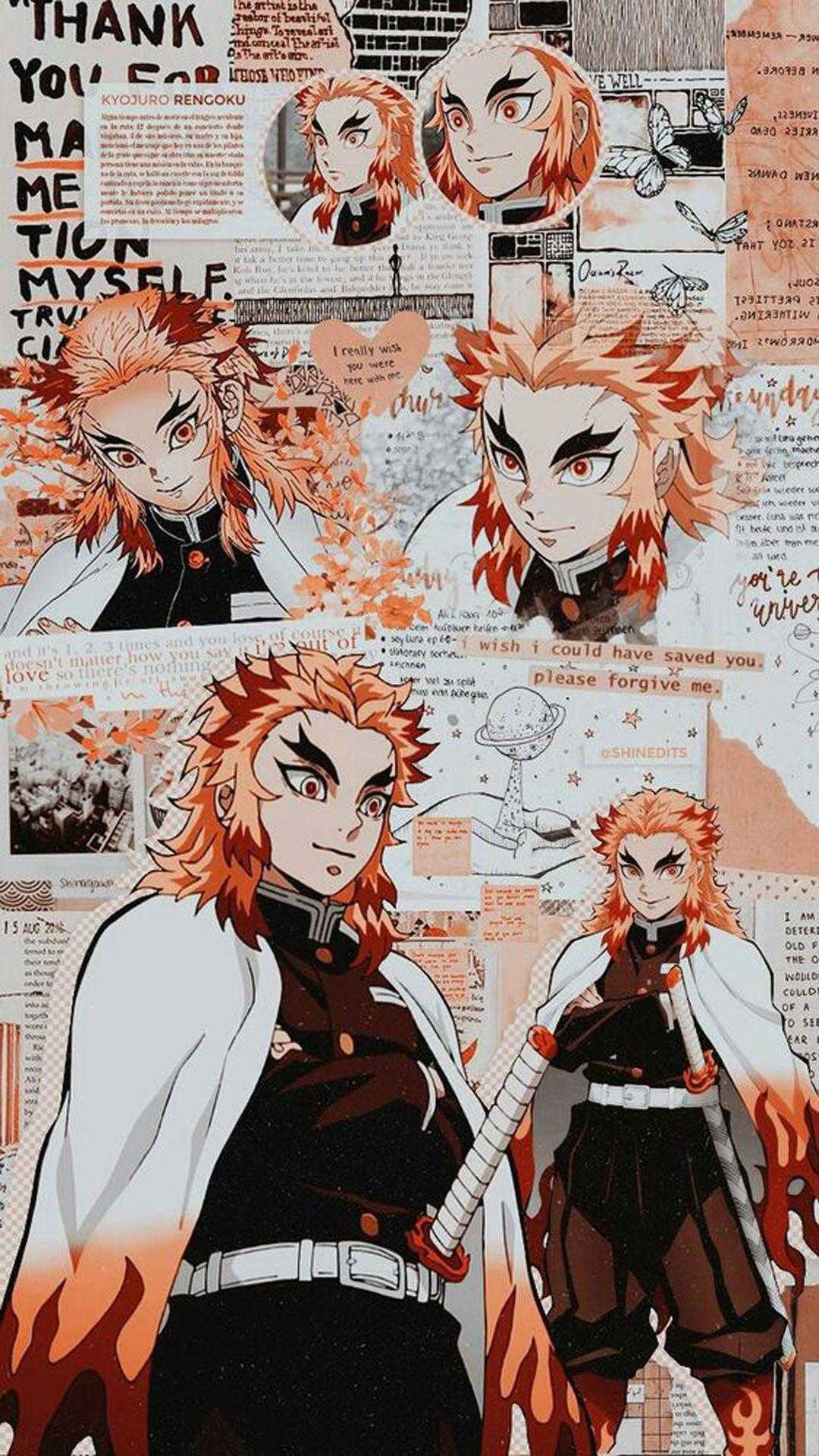 1080x1920 Rengoku 4K Wallpaper