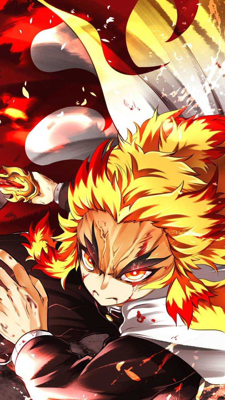 720x1280 iPhone Rengoku Wallpaper Free HD Wallpaper