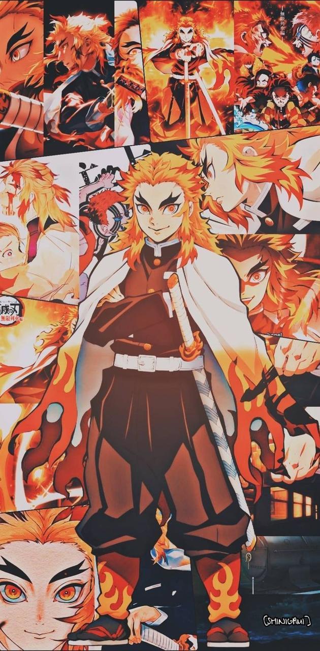 630x1280 Rengoku wallpaper