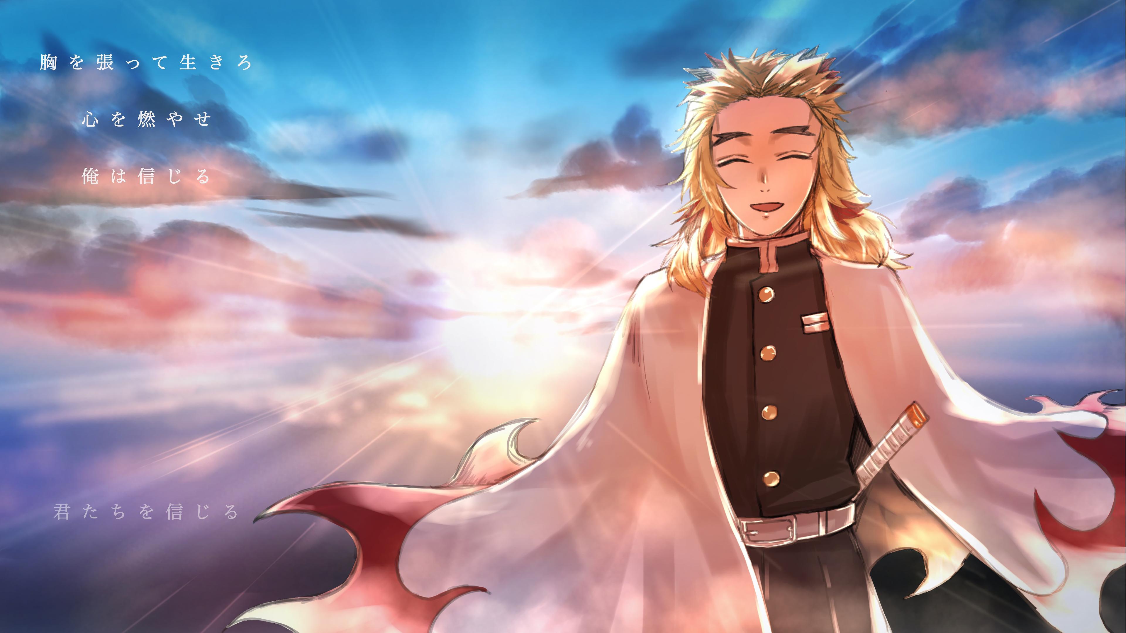 3840x2160 Kyojuro Rengoku, Kimetsu No Yaiba, 4k, No Yaiba Rengoku