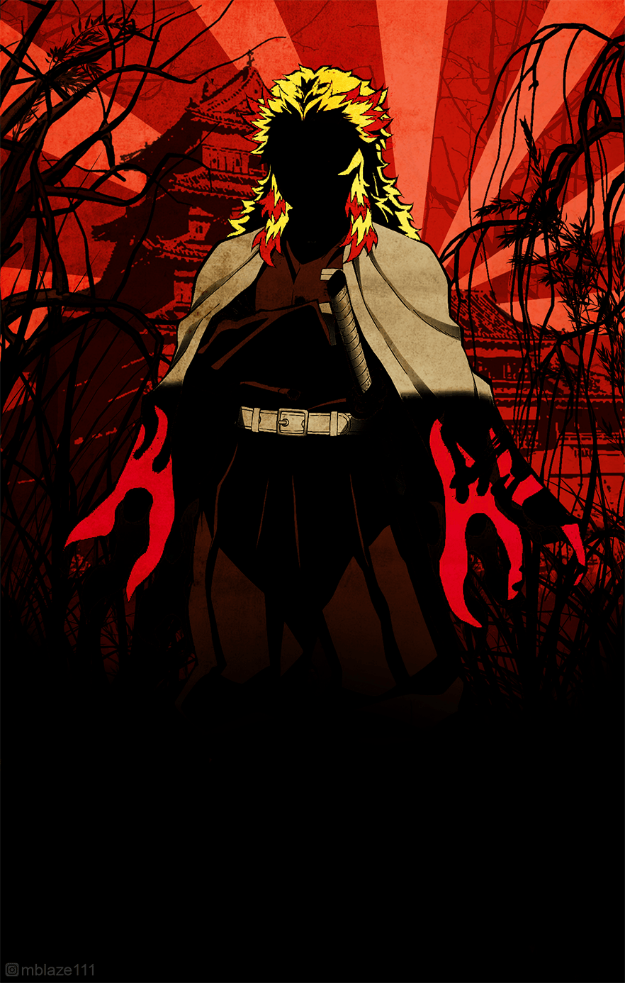 882x1386 Rengoku Kyojuro Wallpaper