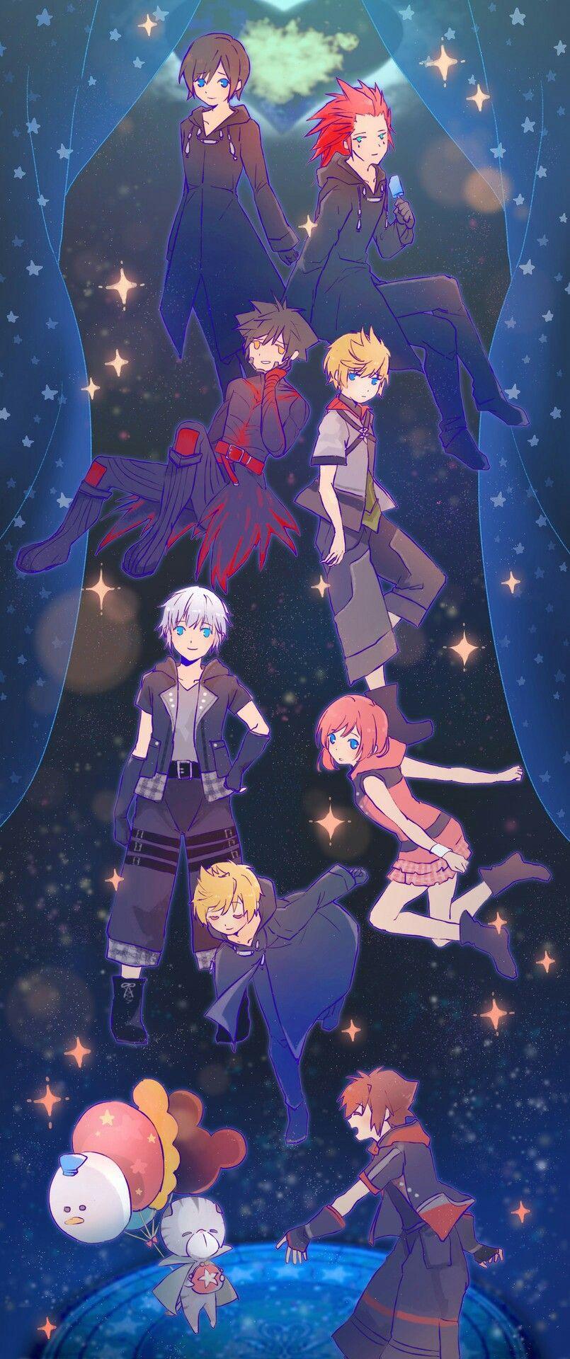 805x1920 days to release!!!! YEEEAAAAH a ShoujoKageki Revue Starlight ending card paro ;3 for bett. Kingdom hearts wallpaper, Kingdom hearts art, Kingdom hearts fanart