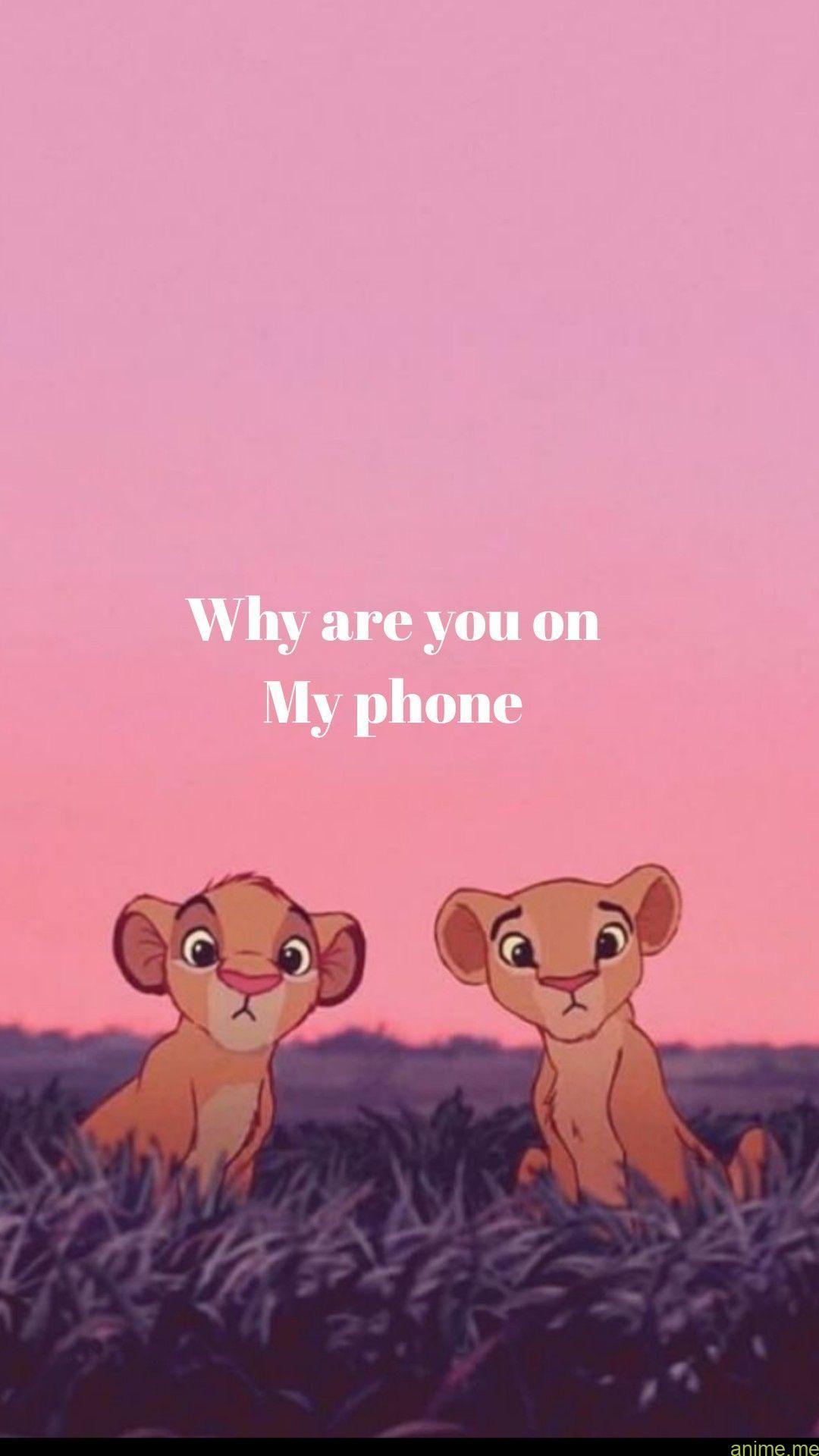 1080x1920 Lion King behang #achtergrond #behang #king #lion anime #animeboy #animeboycool #animewa. Cartoon wallpaper iphone, Funny phone wallpaper, Funny iphone wallpaper