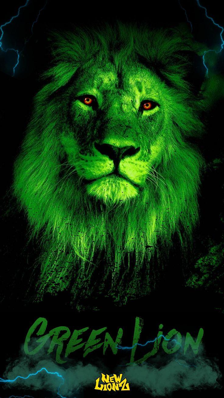 736x1308 Green Lion II (New Lionz) IPhone Android Wallpaper. Lion Picture, Lion Wallpaper, Lion