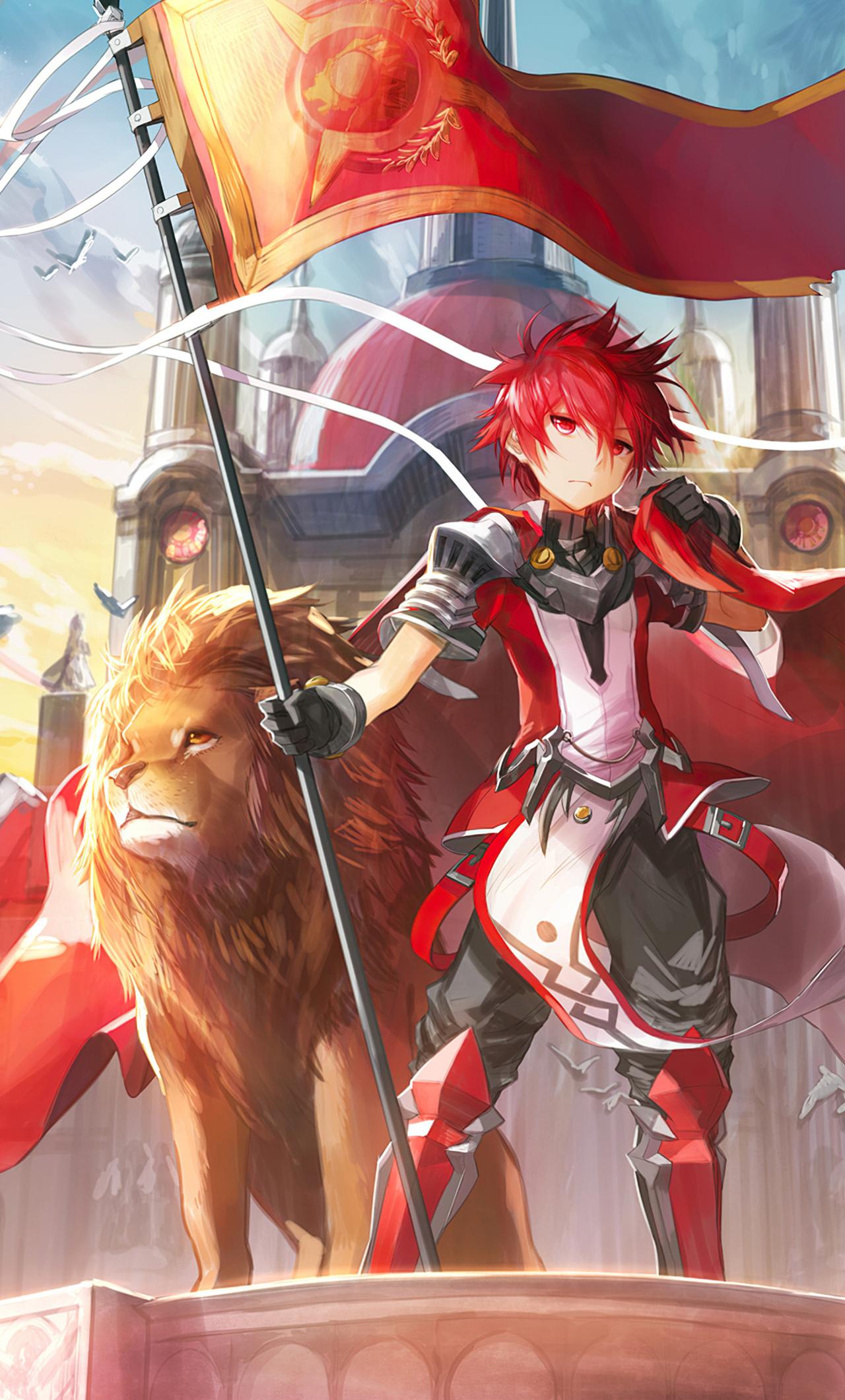 1280x2120 Armor City Elsword Flag Knight Lion iPhone HD 4k Wallpaper, Image, Background, Photo and Picture
