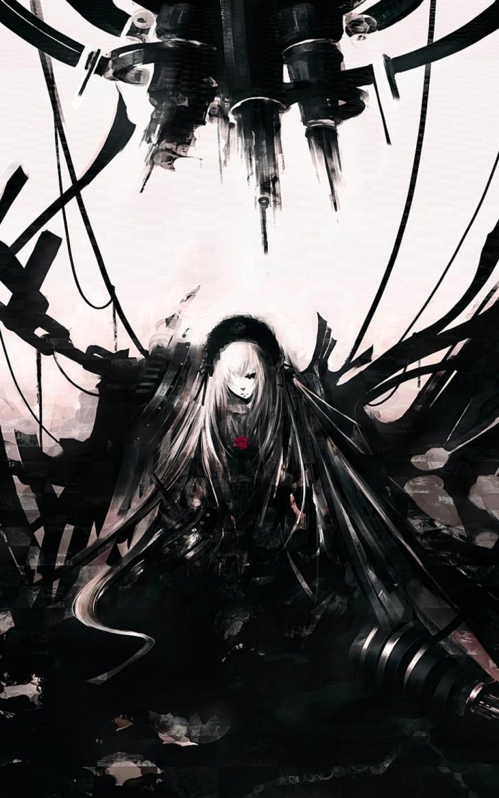 728x1164 Wallpaper HD: Dark, Anime, Mulher, Android, Wallpaper, Whatsapp, Android