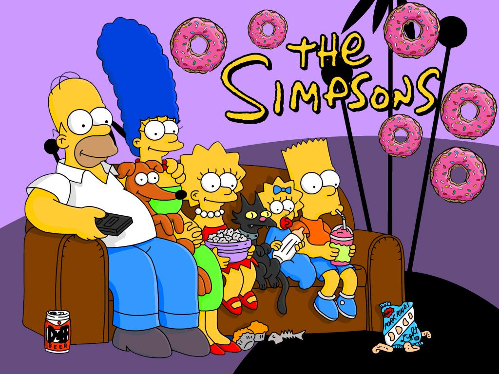 1024x768 New wallpaper Simpsons Wallpaper