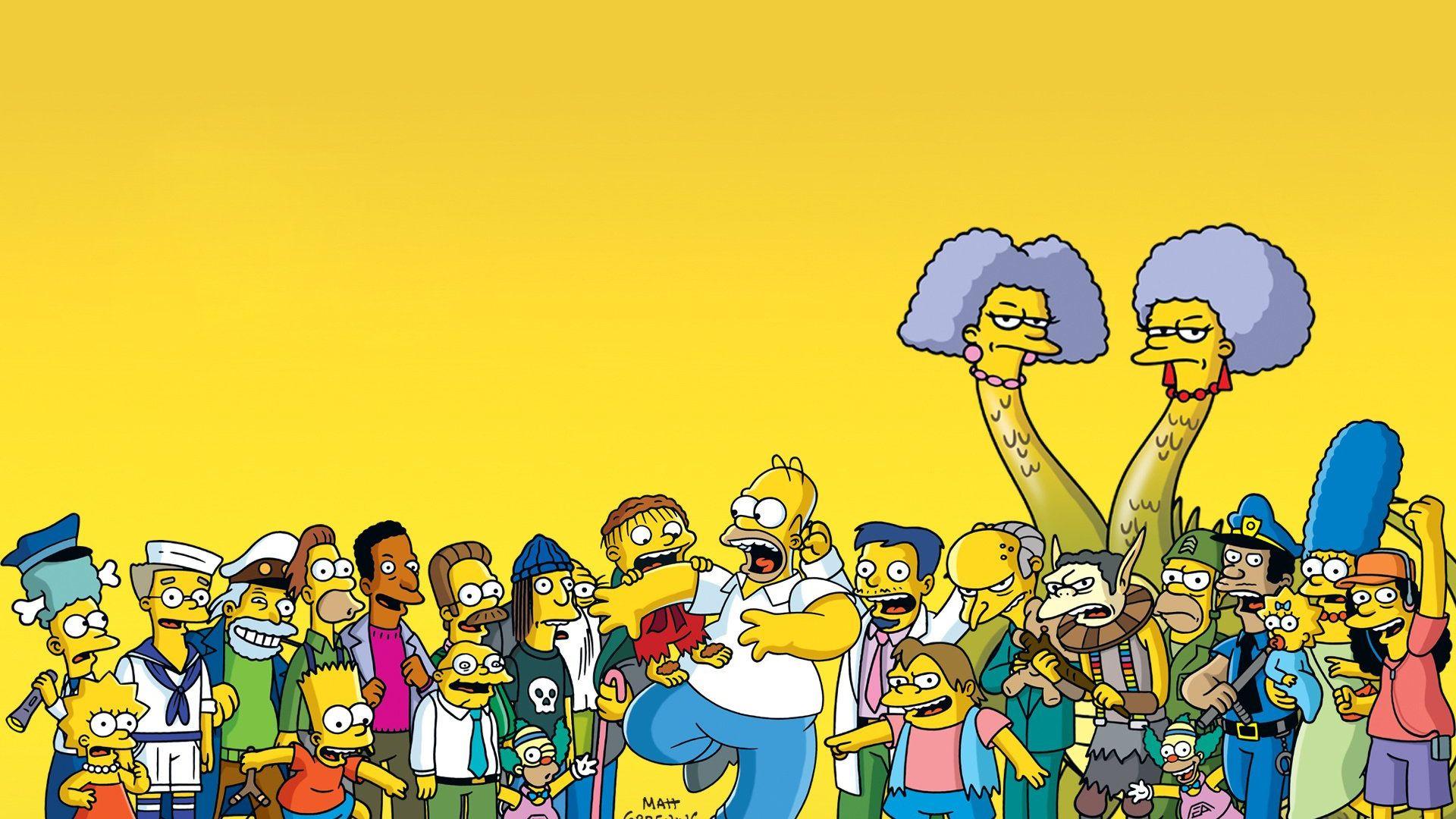 1920x1080 Funny Simpsons Wallpaper