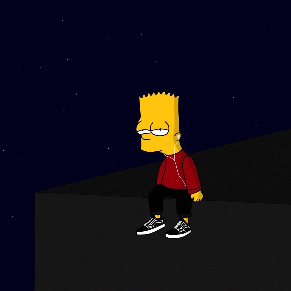 1000x1000 Bart simpson, beer baggerman