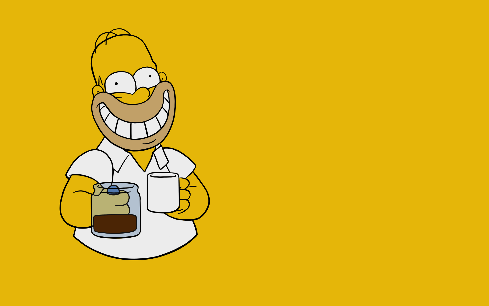 2048x1280 simpsons wallpaper