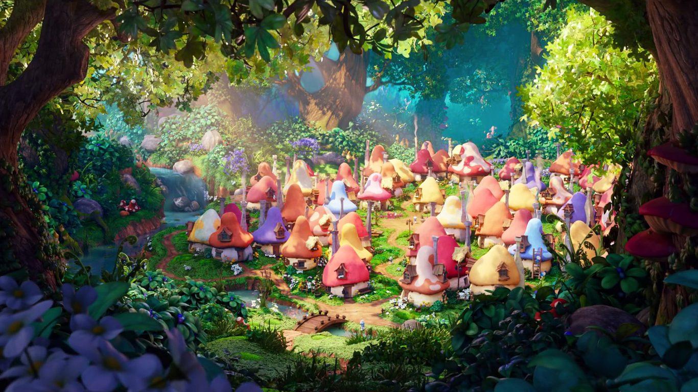 1366x768 Smurfs The Lost Village Cartoon Screenshot HD Wallpaper 1920x1080 :