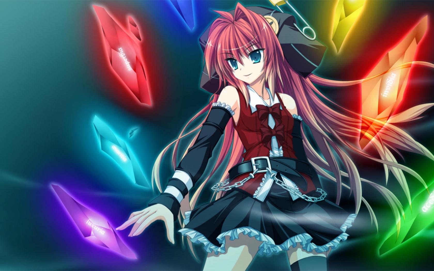 1680x1050 Desktop Wallpaper Momiji Satomura, Fortissimo, Crystals, Anime Girl, HD Image, Picture, Background, 745cd7