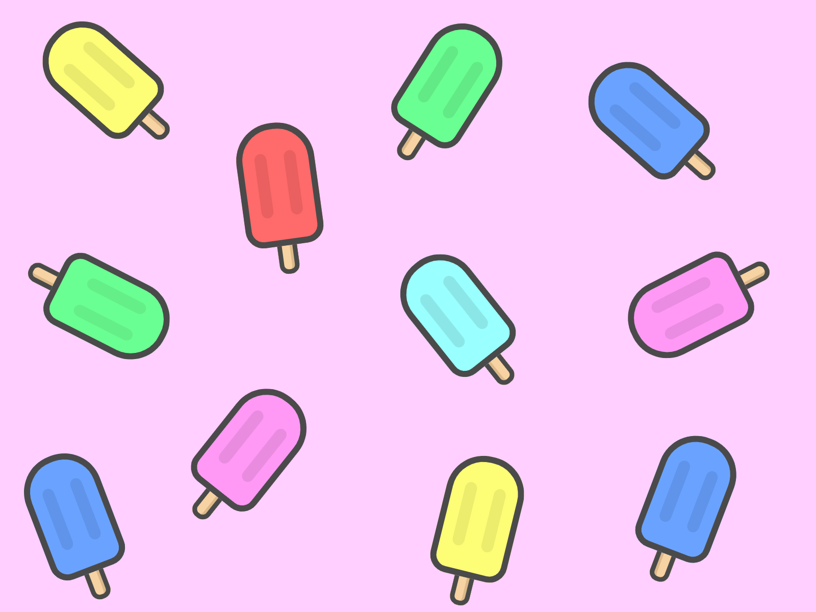 1600x1200 Popsicle wallpaper by Riley on Dribbble