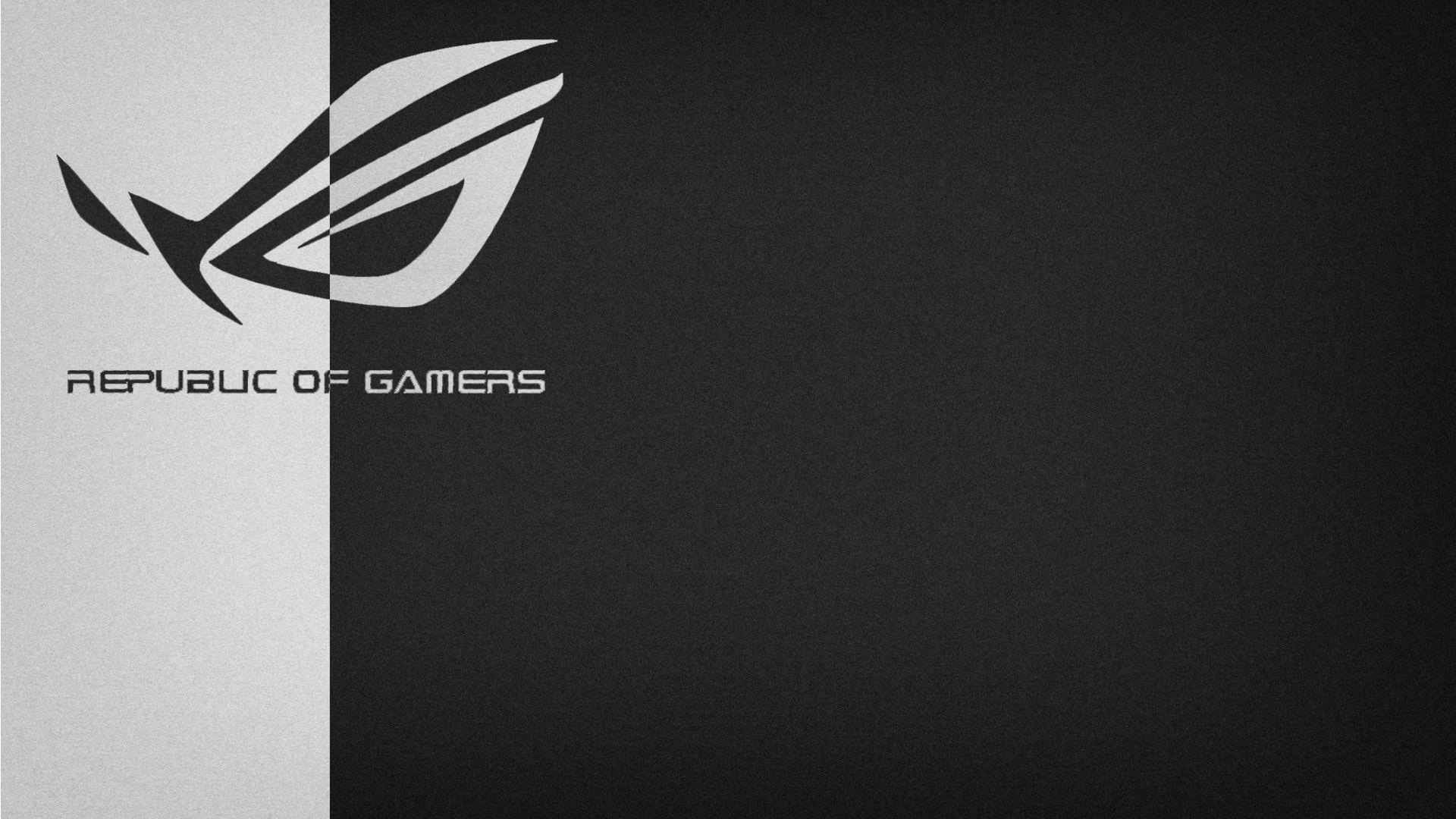 1920x1080 Asus RoG Republic of Gamers 1080p Wallpaper. logo // game
