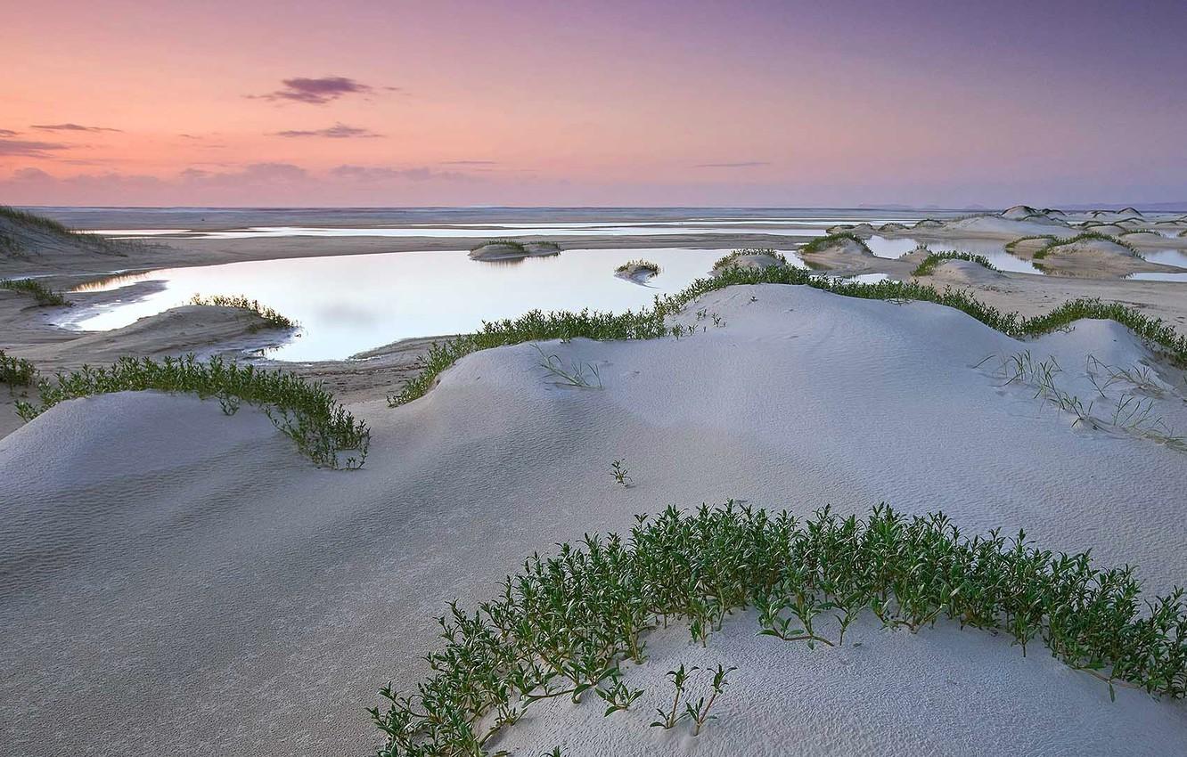 1332x850 Wallpaper sand, sea, beach, Australia, QLD, Fraser island image for desktop, section природа