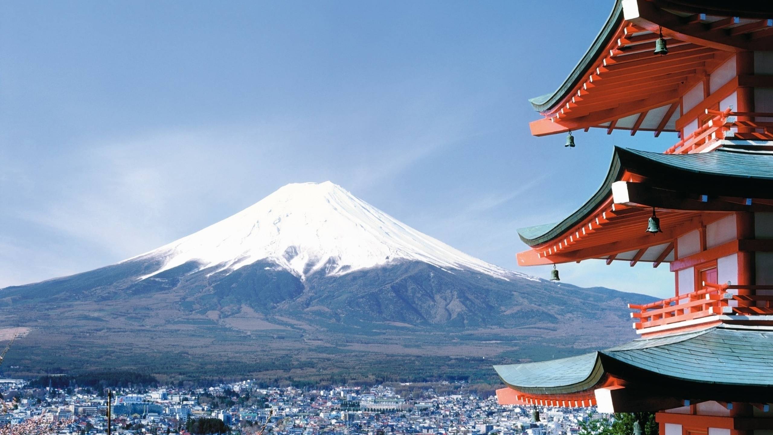 2560x1440 fuji, japan, city 1440P Resolution Wallpaper, HD City 4K Wallpaper, Image, Photo and Background