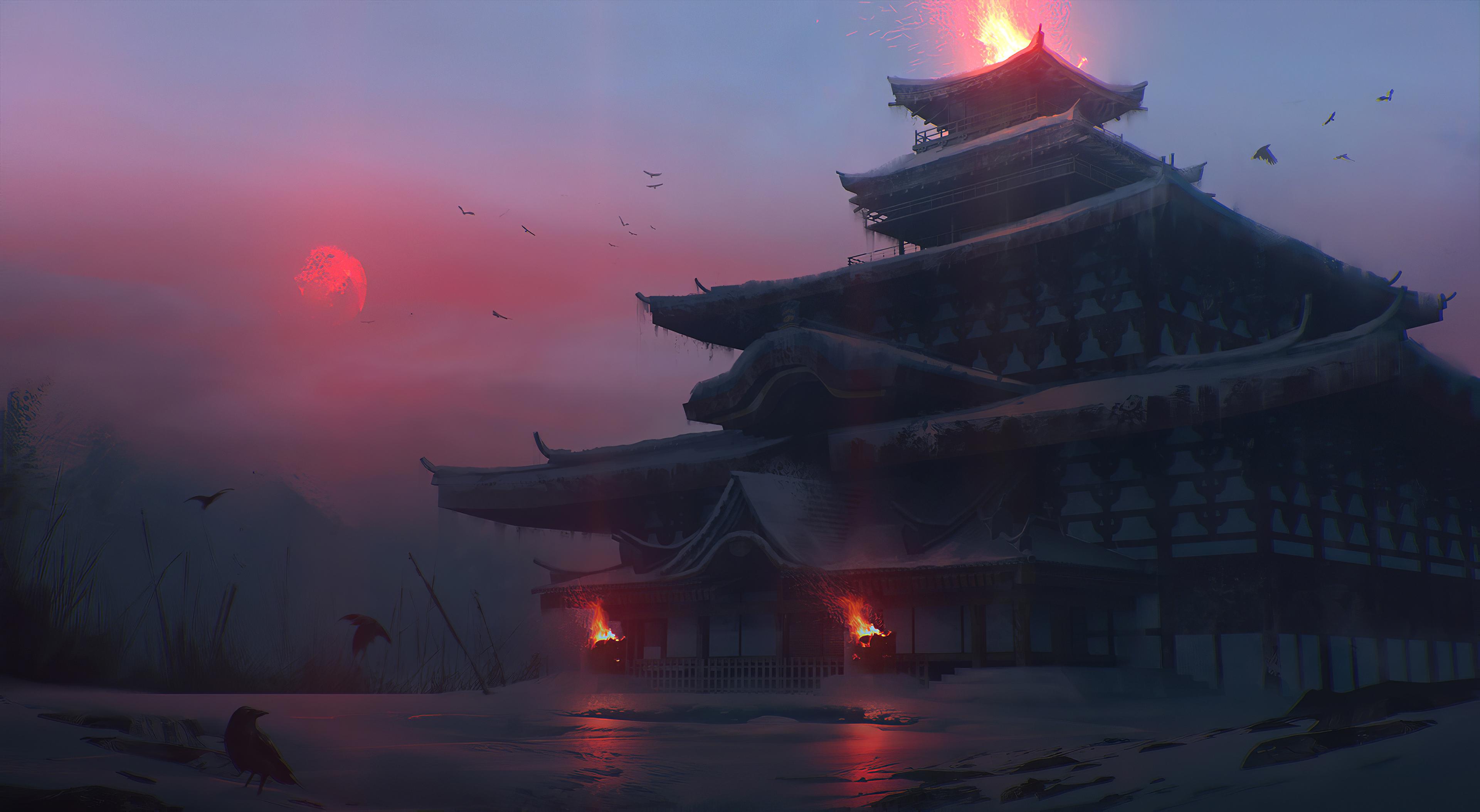 3840x2107 Japan Temple 4k iPad Pro Retina Display , HD 4k Wallpaper, Image, Background, Photos and Picture