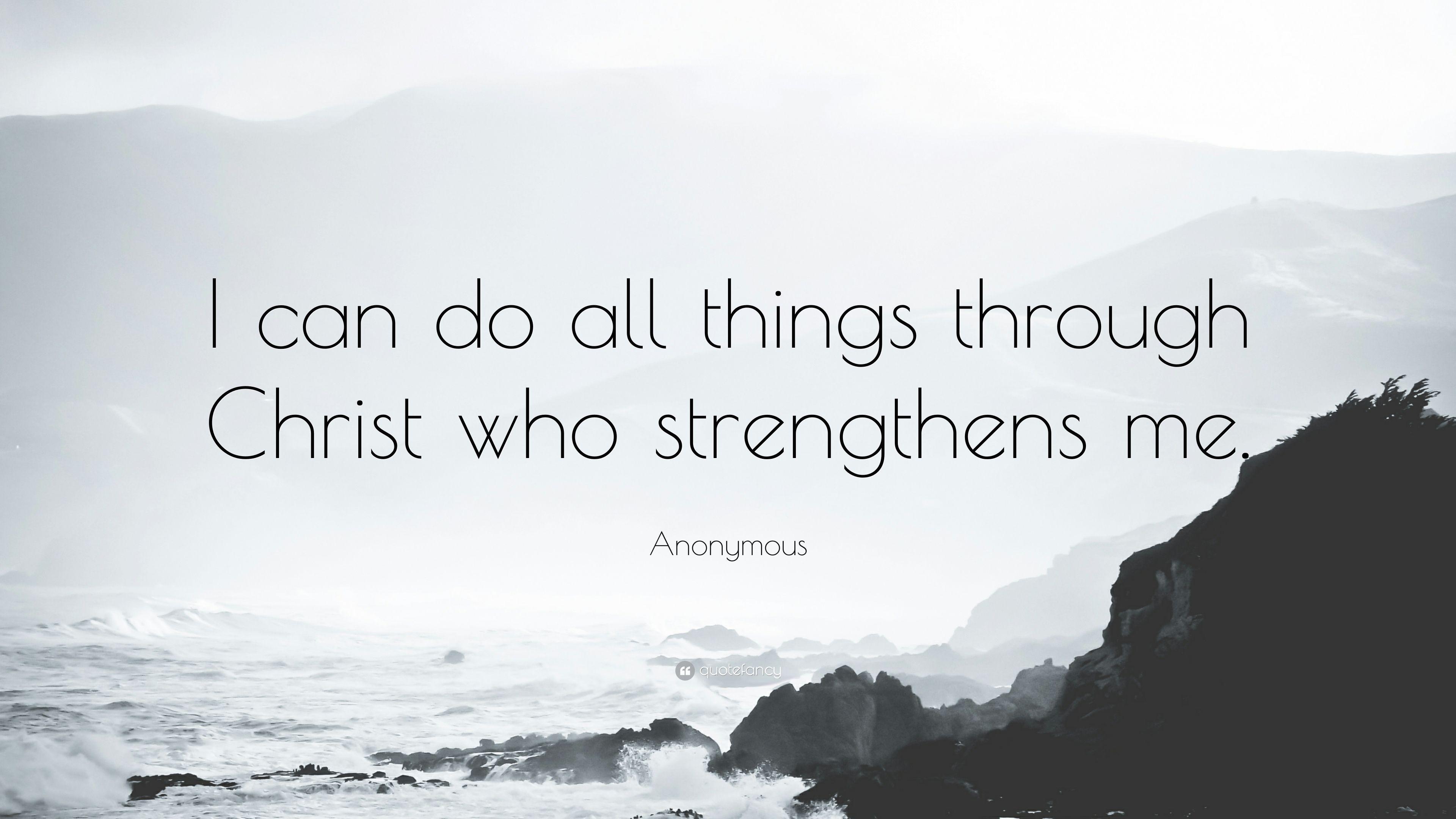 3840x2160 I Can Do All Things Wallpaper