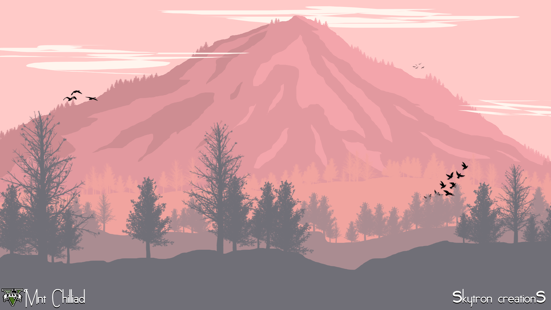 1920x1080 Some of my Minimalist Styled drawings