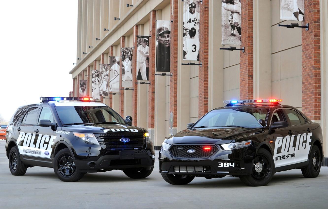 1332x850 Wallpaper Ford, police, jeep, sedan, Ford, Taurus, Sedan, spec.version, Explorer, Taurus, Police Interceptor, Explorer image for desktop, section ford
