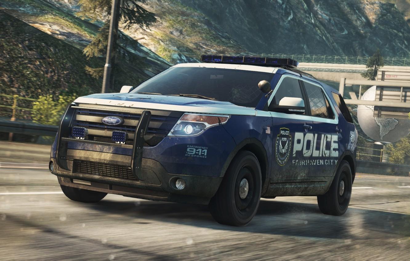 1332x850 Wallpaper Ford, Police, Need for Speed, nfs, Interceptor, Most Wanted, NSF, NFSMW image for desktop, section игры