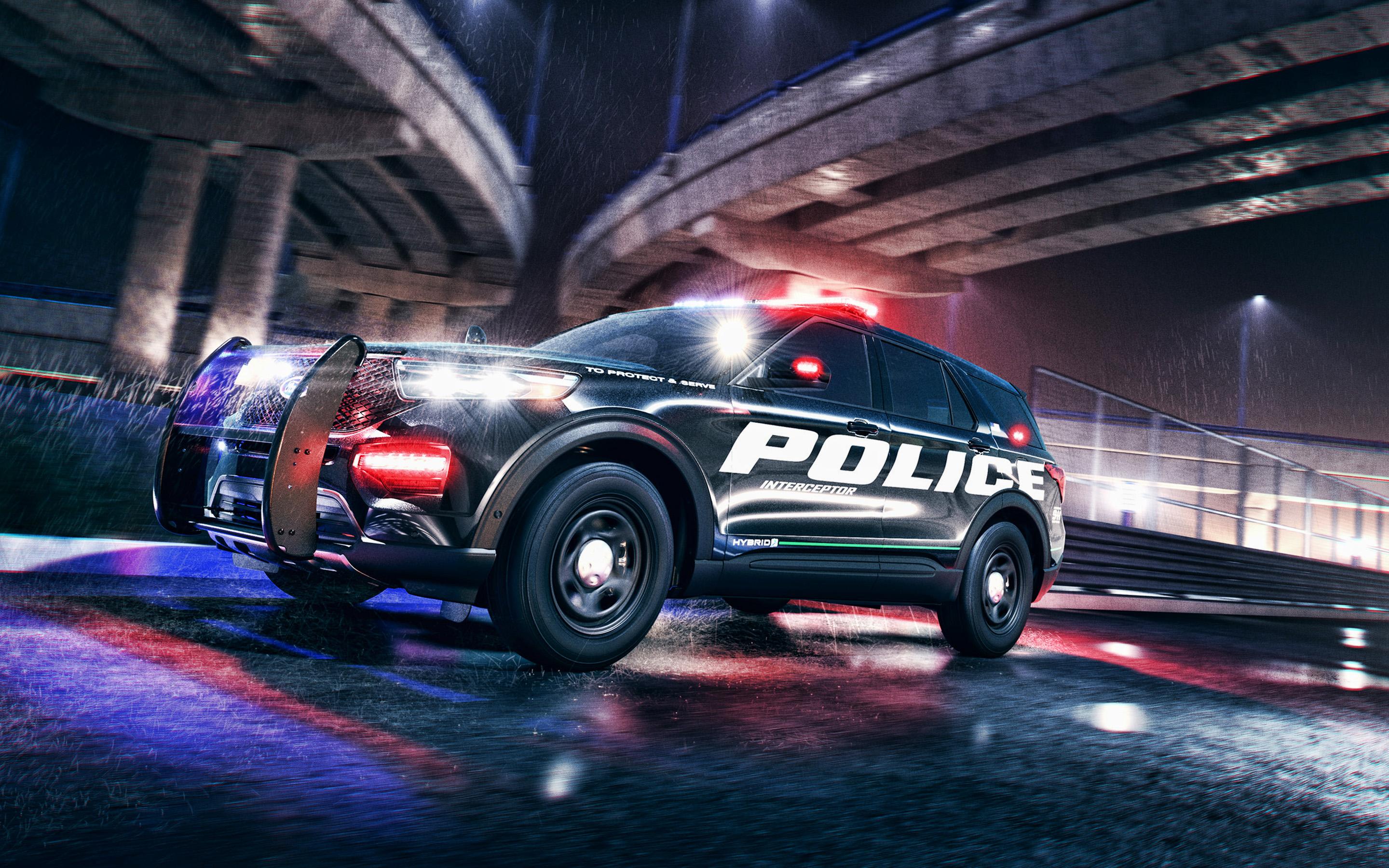 2880x1800 Download wallpaper Ford Explorer, Police Interceptor, exterior, police SUV, new police Explorer, American cars, Ford for desktop with resolution 2880x1800. High Quality HD picture wallpaper