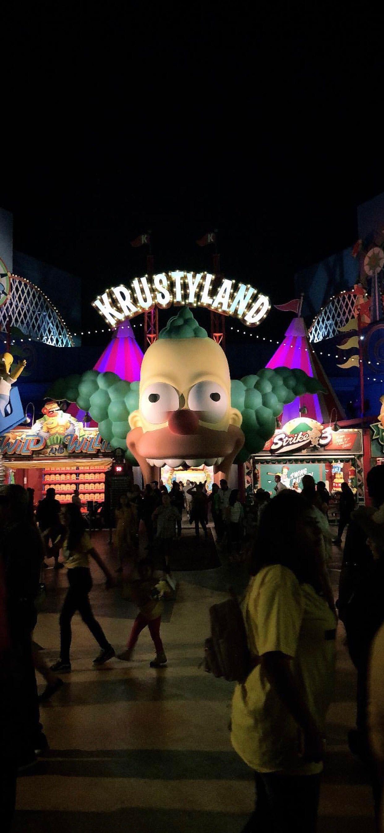 1242x2688 Krustyland Wallpaper iPhone Free HD Wallpaper