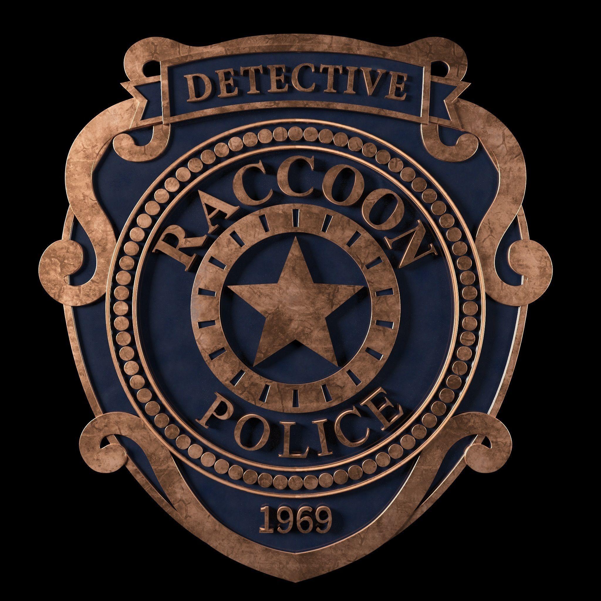 2048x2048 Raccoon City Police BadgeD Print Model. Resident evil raccoon city, Resident evil game, Resident evil