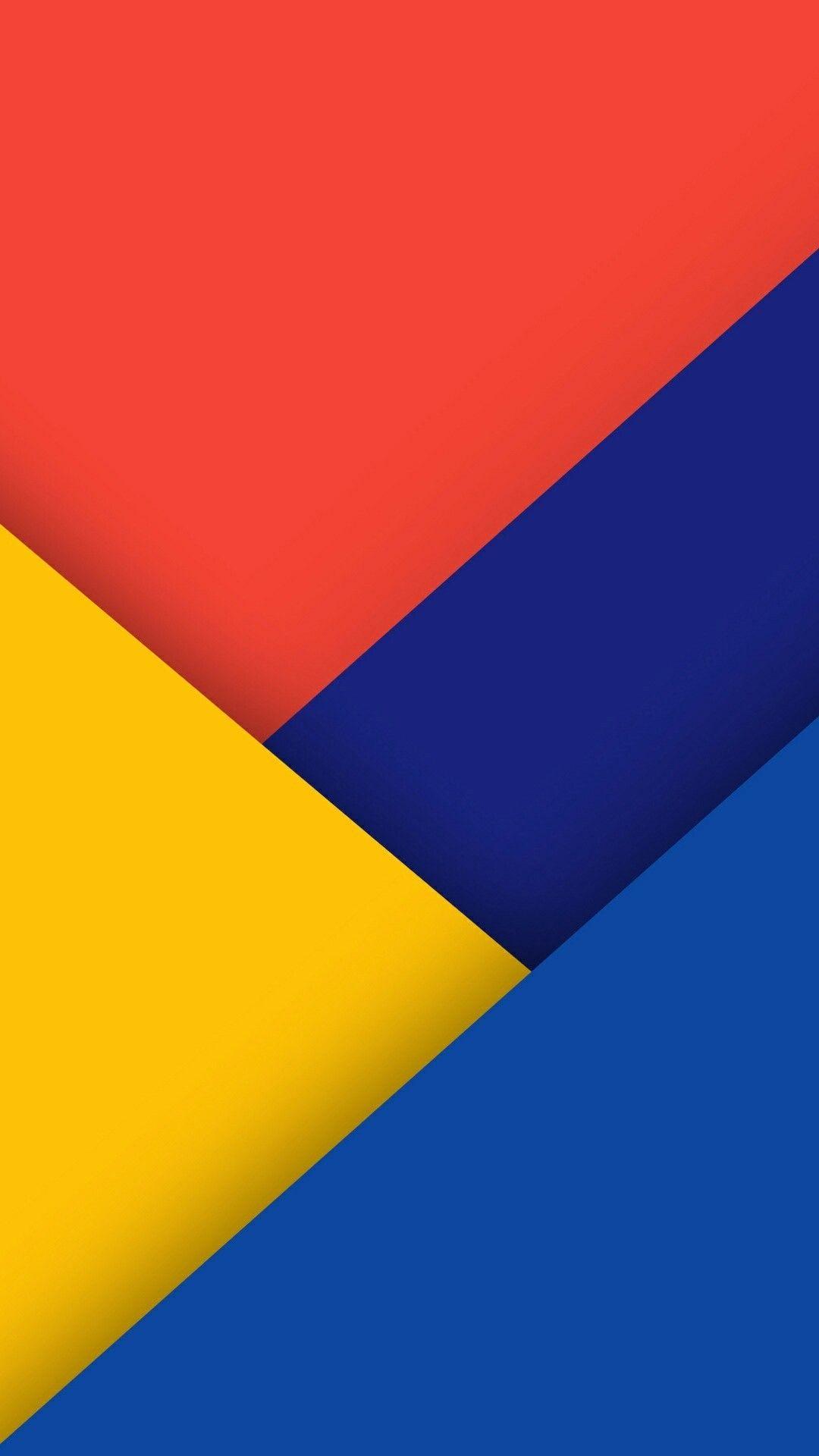 blue, yellow and red background