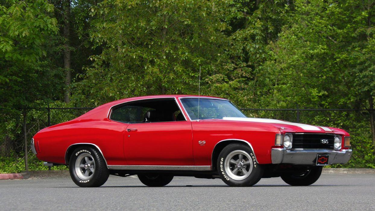 1244x700 CHEVROLET CHEVELLE SS cars coupe red wallpaperx936