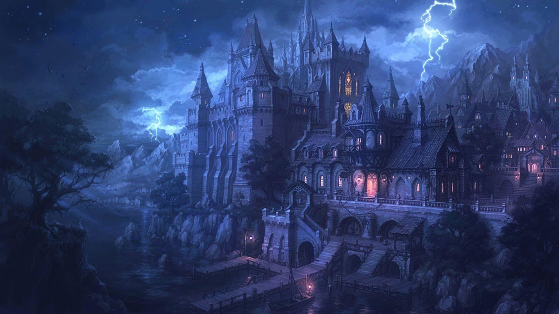 Anime Castle Background Images HD Pictures and Wallpaper For Free Download   Pngtree