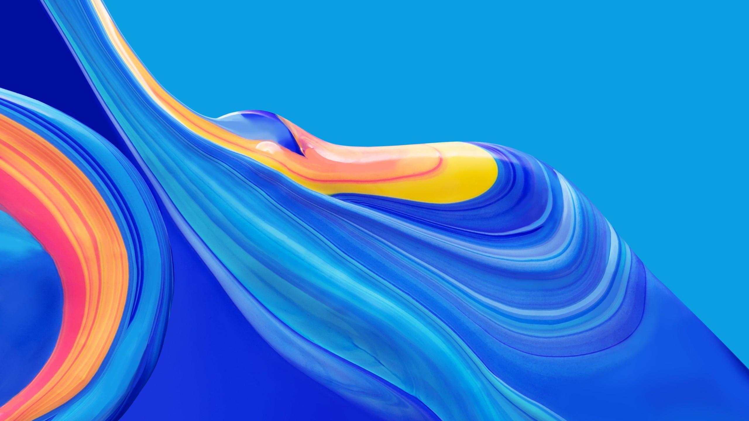 2560x1440 Download 2560x1440 Liquid, Color Blending, Huawei Mediapad M6 Stock Wallpaper for iMac 27 inch