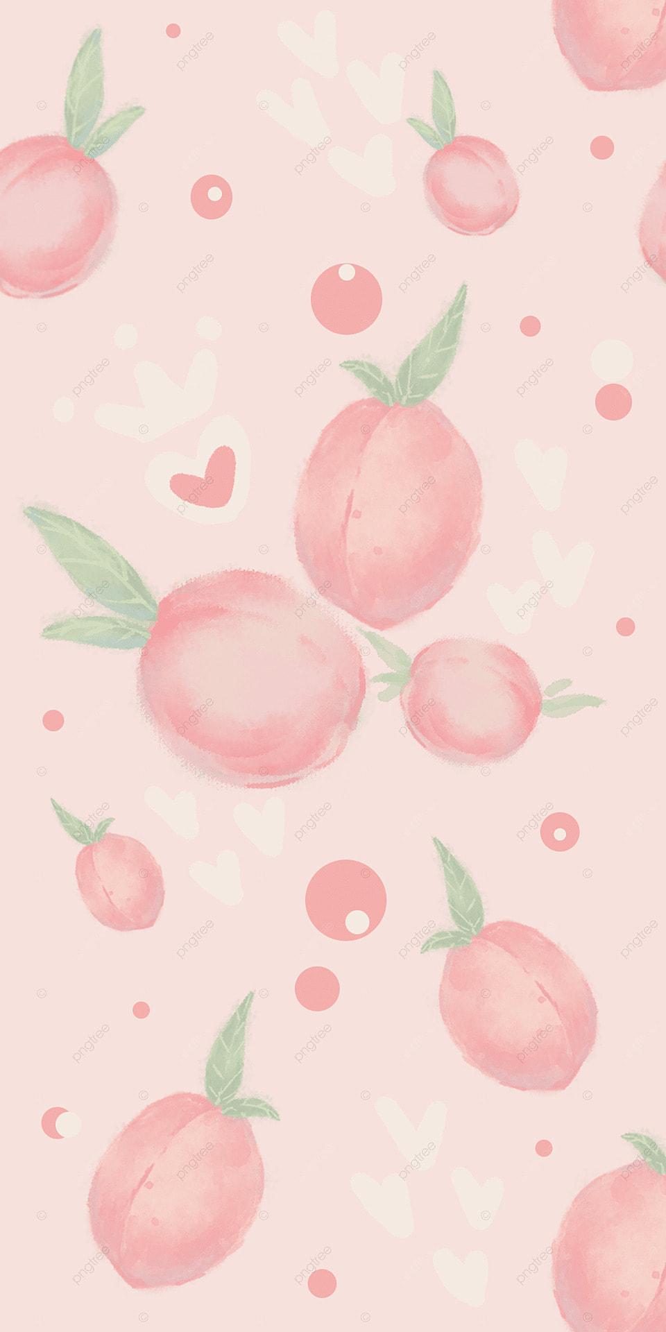960x1920 Cute Watercolor Fruit Mobile Wallpaper Background, Background, Wallpaper, Fruit Background Image for Free Download